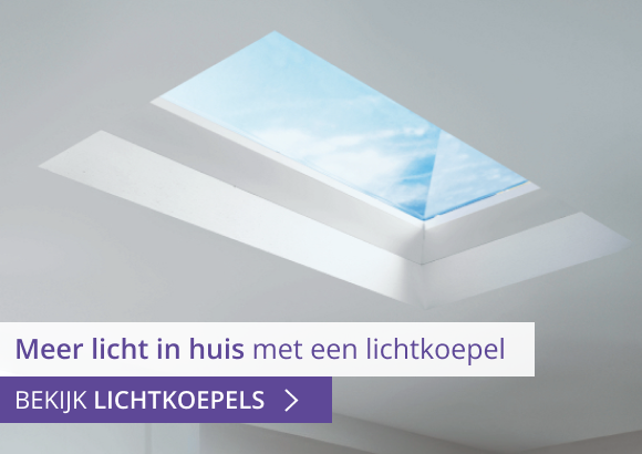 Lichtkoepels met ventilatieopstand